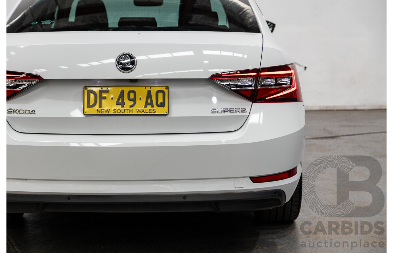 01/2018 Skoda Superb 162TSI NP MY18 4D Sedan Candy White Turbo 2.0L