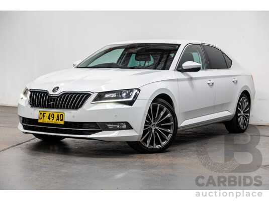 01/2018 Skoda Superb 162TSI NP MY18 4D Sedan Candy White Turbo 2.0L