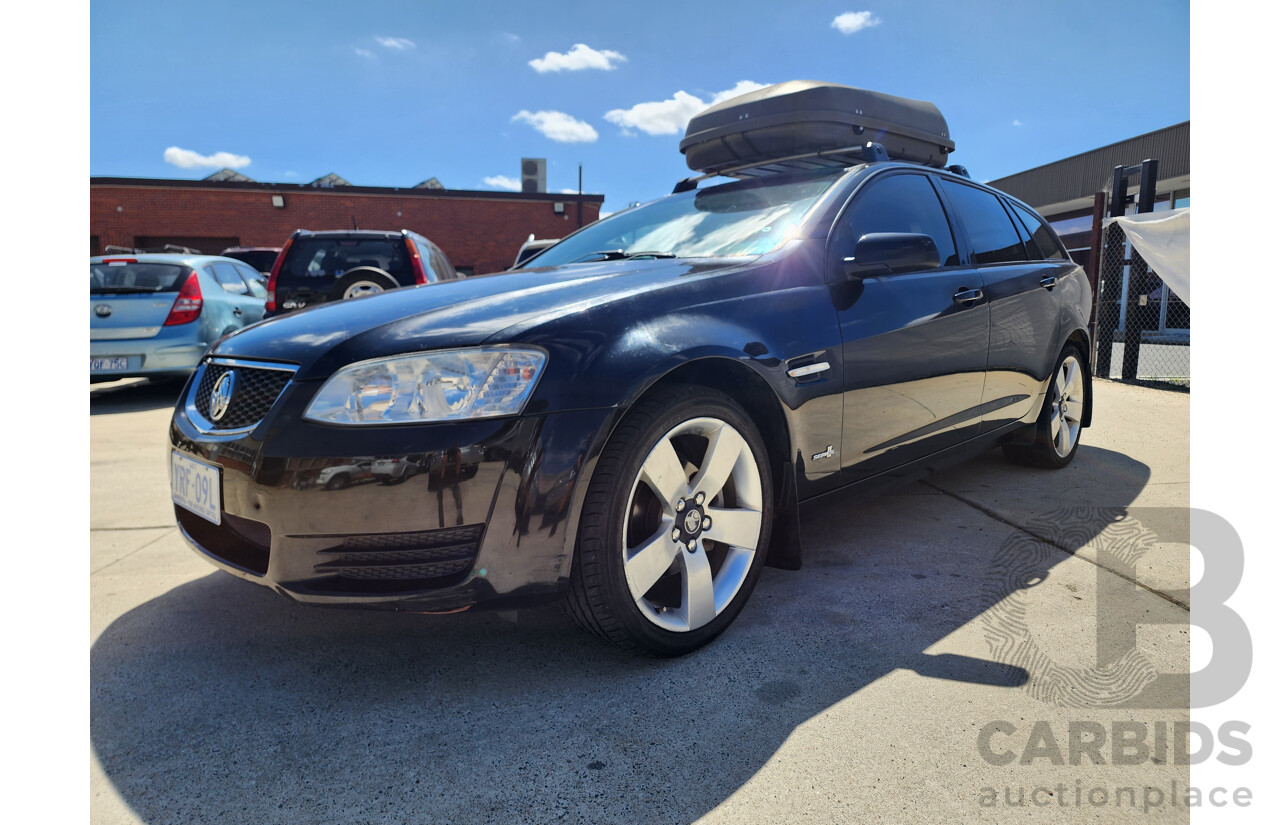 08/2011 Holden Commodore OMEGA RWD VE II 4D Sportwagon Black 3.0L