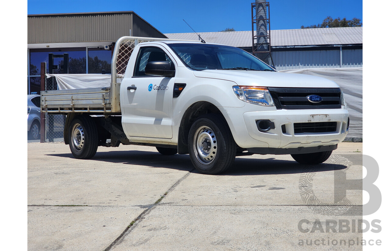 08/2013 Ford Ranger XL 2.2 (4x2) RWD PX C/Chas White 2.2L