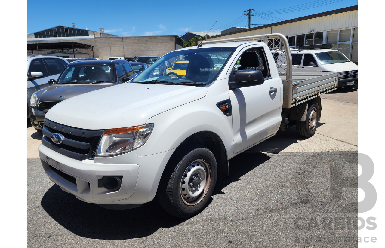 08/2013 Ford Ranger XL 2.2 (4x2) RWD PX C/Chas White 2.2L