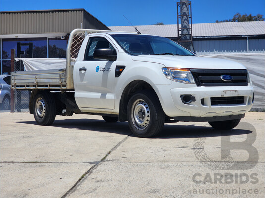 08/2013 Ford Ranger XL 2.2 (4x2) RWD PX C/Chas White 2.2L