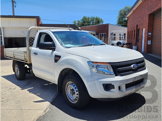 08/2013 Ford Ranger XL 2.2 (4x2) RWD PX C/Chas White 2.2L