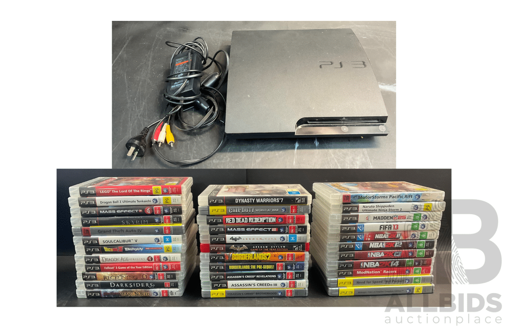 Playstation 3 Console and 34 Games