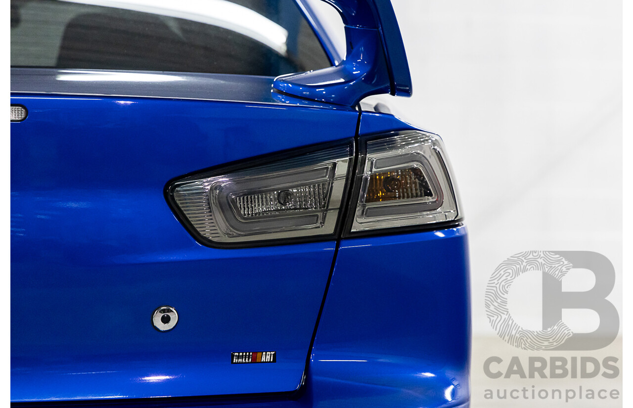 12/2014 Mitsubishi Lancer Ralliart CJ MY15 4d Sedan Blue 2.0L