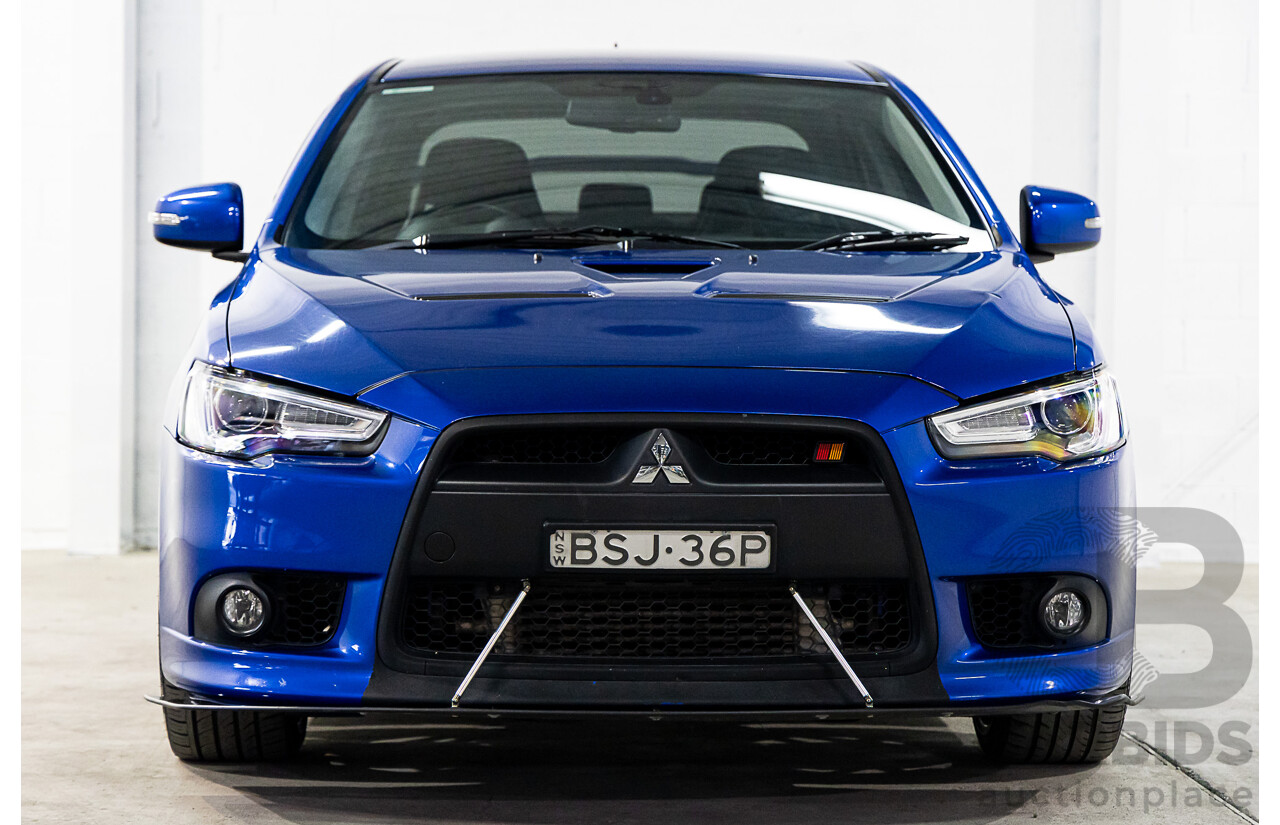 12/2014 Mitsubishi Lancer Ralliart CJ MY15 4d Sedan Blue 2.0L