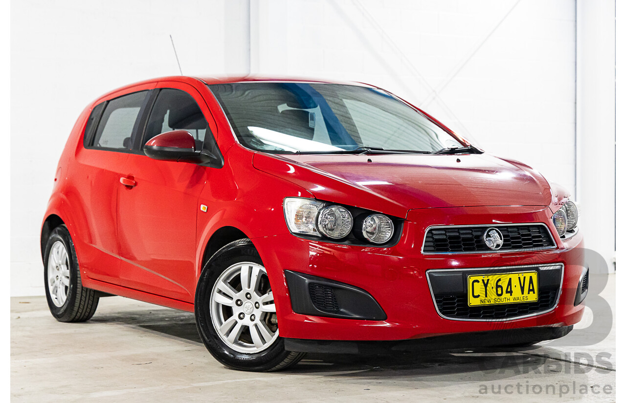 11/2015 Holden Barina CD TM MY15 4d Sedan Velvet Red 1.6L