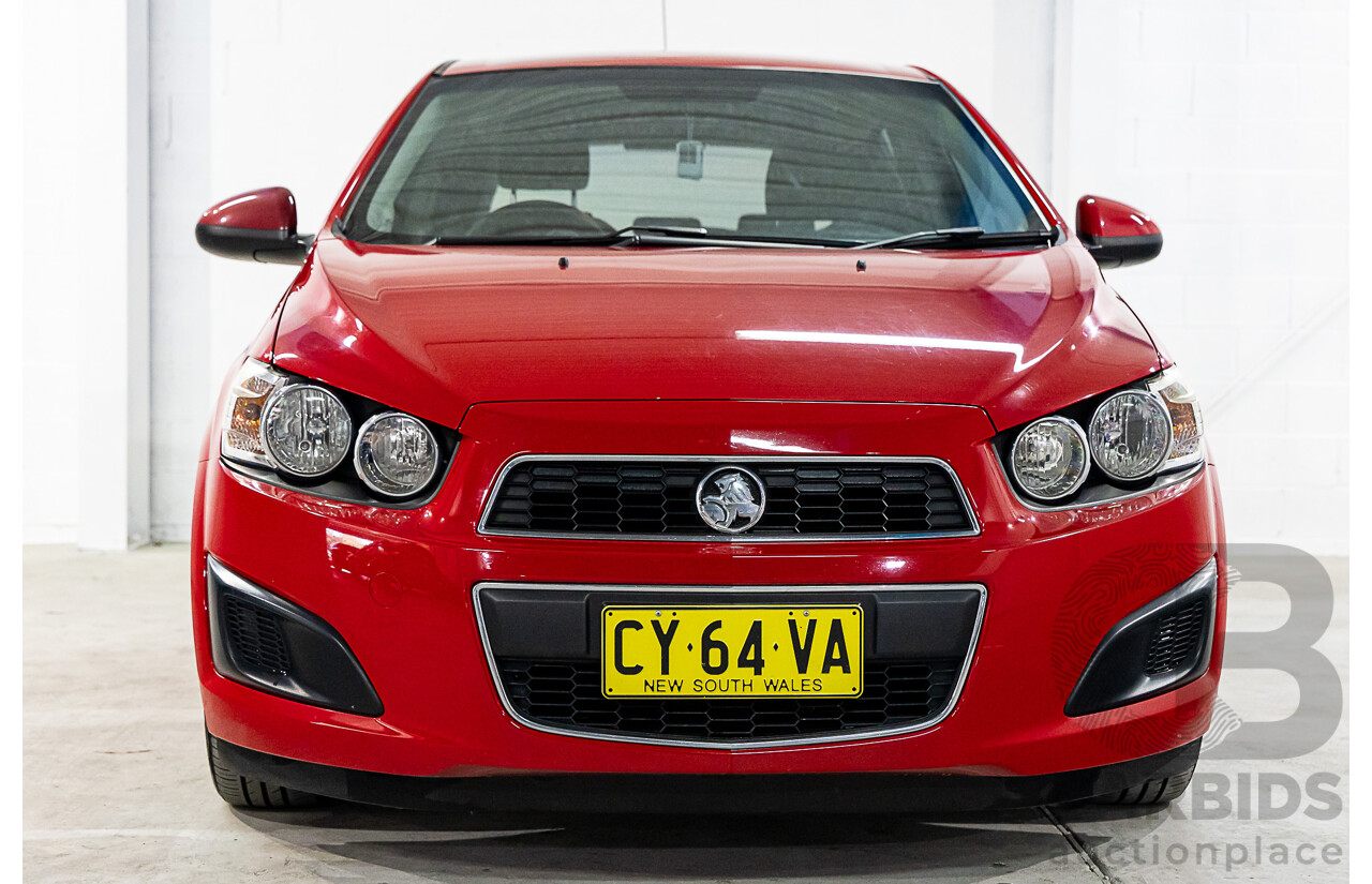 11/2015 Holden Barina CD TM MY15 4d Sedan Velvet Red 1.6L