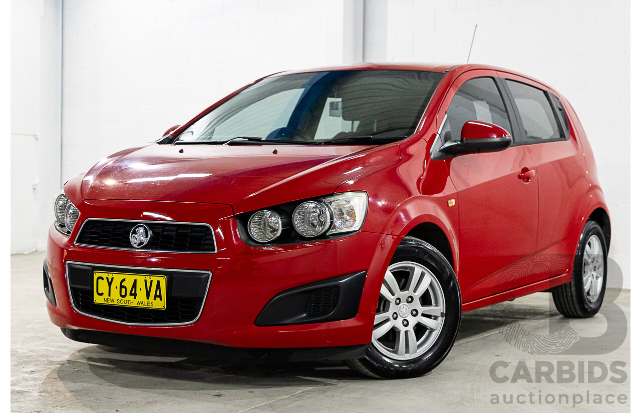 11/2015 Holden Barina CD TM MY15 4d Sedan Velvet Red 1.6L