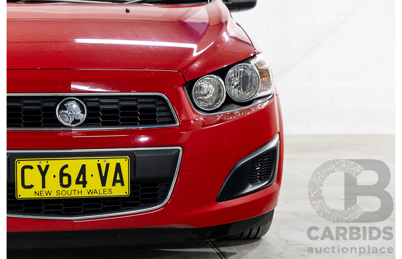 11/2015 Holden Barina CD TM MY15 4d Sedan Velvet Red 1.6L