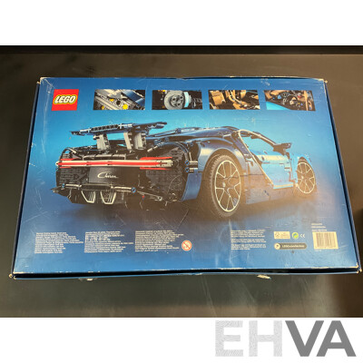 Lego Technic Bugatti Chiron Set (42803) & Discovery Mindblown Hydraulic Arm DIY Building Set - Lot of 2
