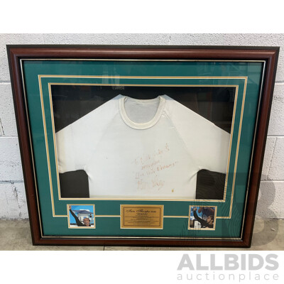 Custom Signed Shirt by Ian Thorpe in Frame (85 X 75 Cm)