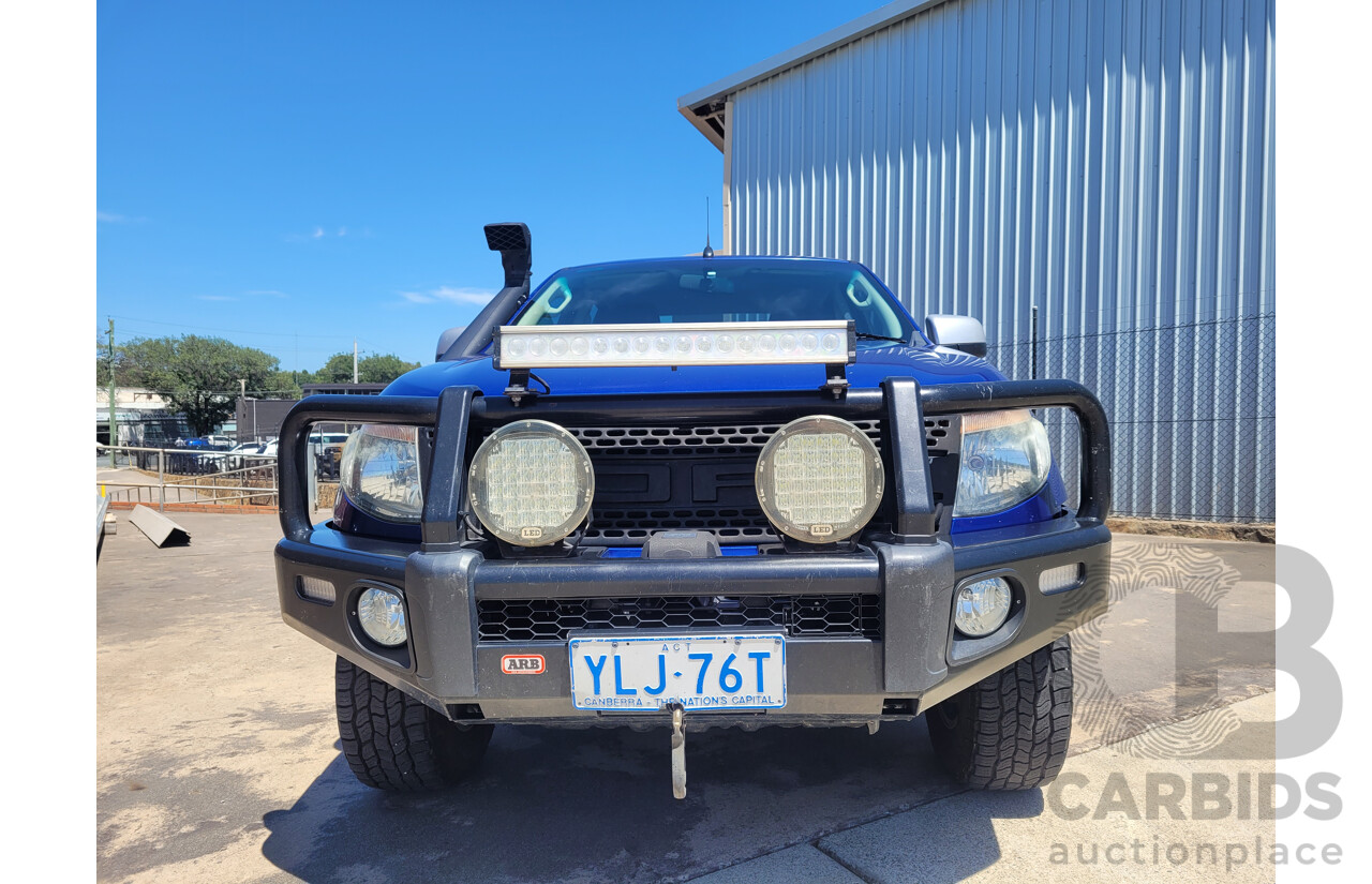 4/2014 Ford Ranger 3.2 XL PLUS (4x4) PX C/Chas Blue Turbo Diesel 3.2L