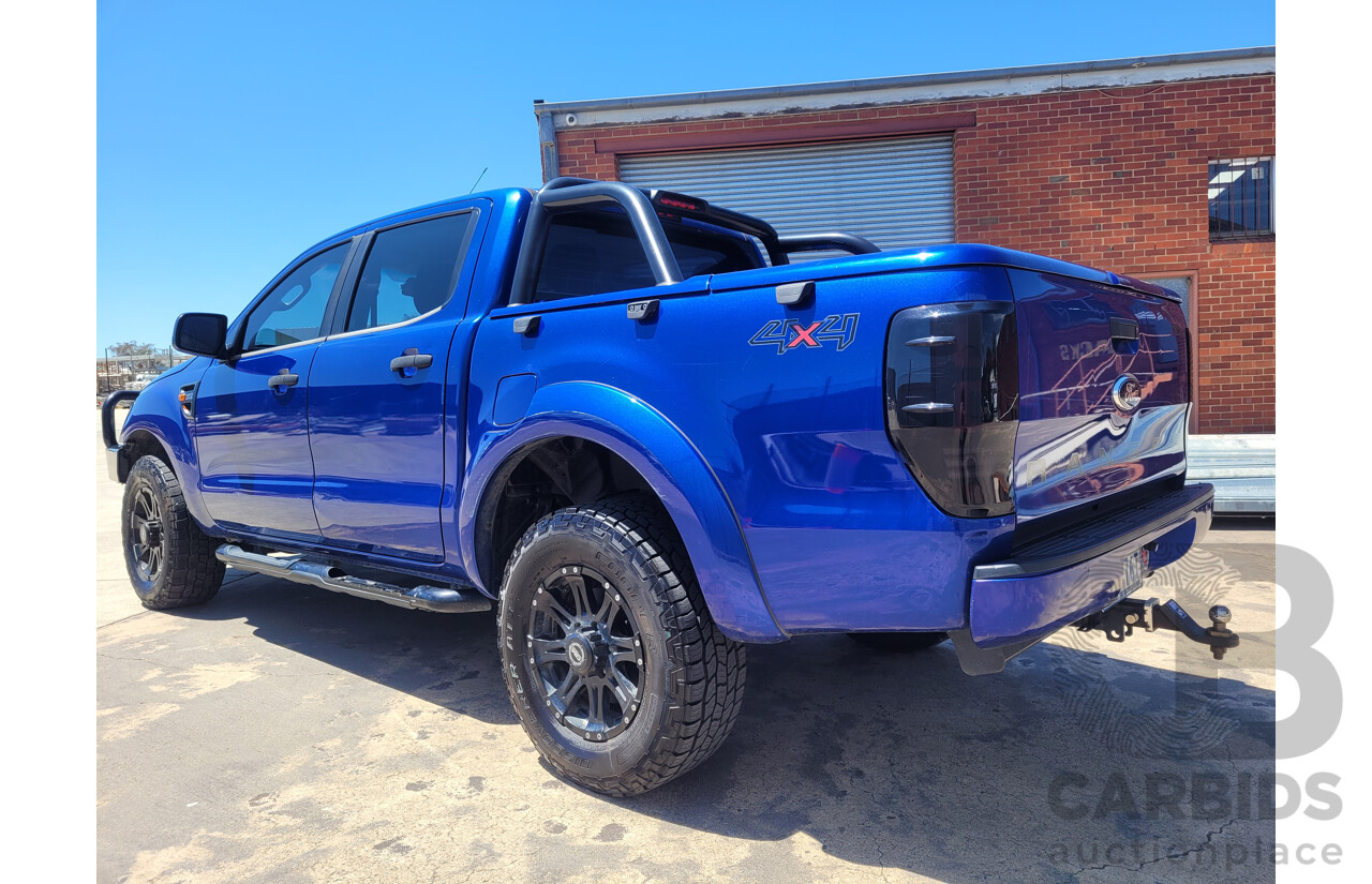 4/2014 Ford Ranger 3.2 XL PLUS (4x4) PX C/Chas Blue Turbo Diesel 3.2L