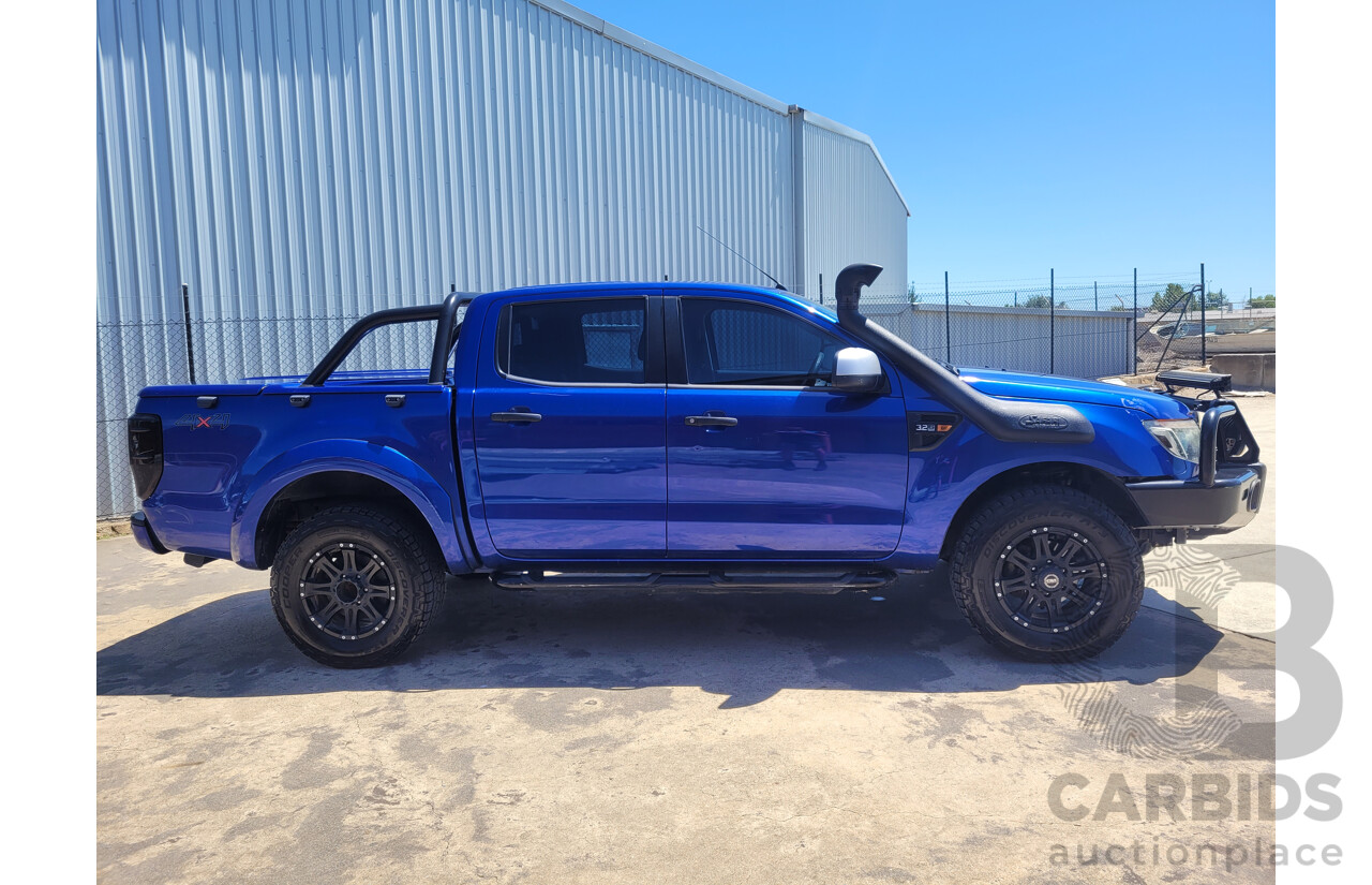 4/2014 Ford Ranger 3.2 XL PLUS (4x4) PX C/Chas Blue Turbo Diesel 3.2L