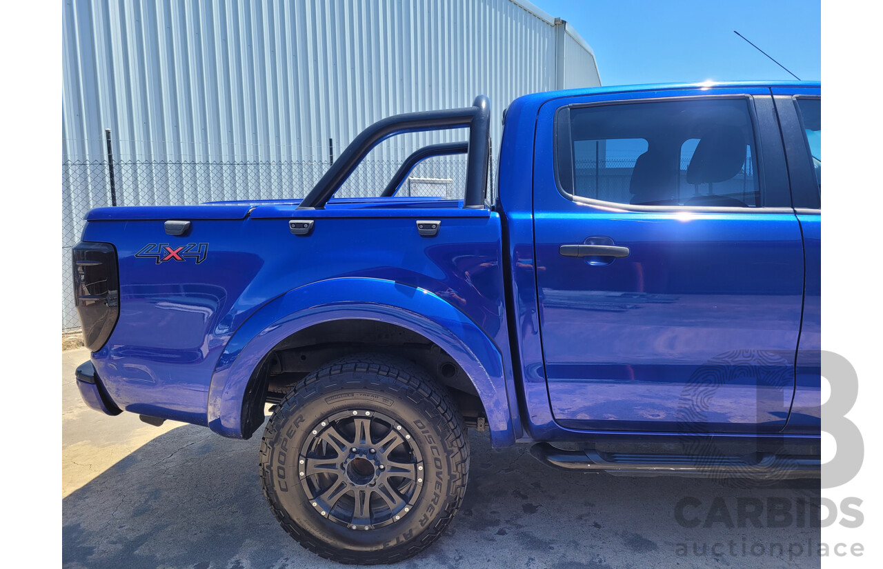 4/2014 Ford Ranger 3.2 XL PLUS (4x4) PX C/Chas Blue Turbo Diesel 3.2L