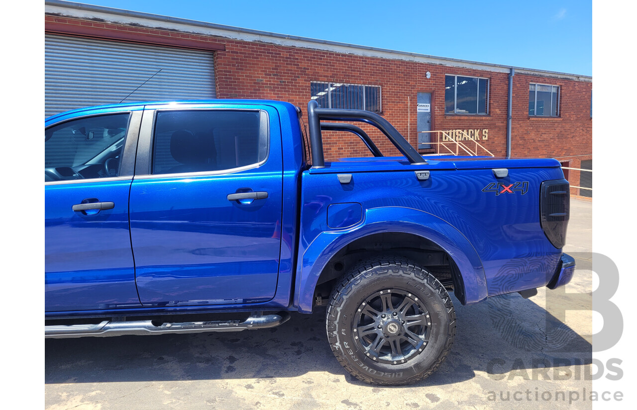 4/2014 Ford Ranger 3.2 XL PLUS (4x4) PX C/Chas Blue Turbo Diesel 3.2L