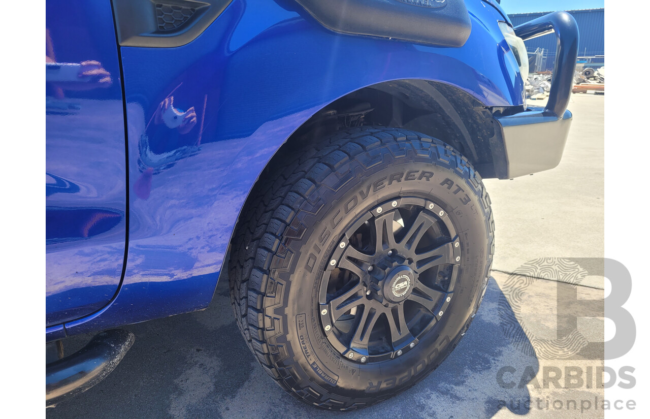 4/2014 Ford Ranger 3.2 XL PLUS (4x4) PX C/Chas Blue Turbo Diesel 3.2L