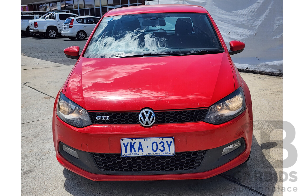 7/2012 Volkswagen Polo GTi 6R MY12 5d Hatchback Red 1.4L