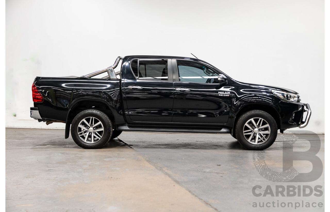 07/2017 Toyota Hilux SR5 (4x4) 4x4 GUN126R Dual Cab Eclipse Black 2.8L