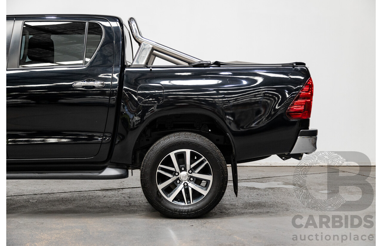 07/2017 Toyota Hilux SR5 (4x4) 4x4 GUN126R Dual Cab Eclipse Black 2.8L