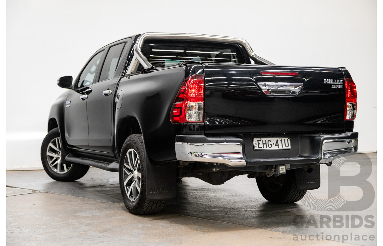 07/2017 Toyota Hilux SR5 (4x4) 4x4 GUN126R Dual Cab Eclipse Black 2.8L