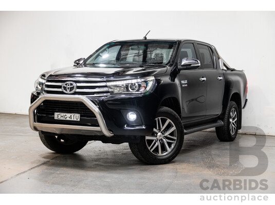 07/2017 Toyota Hilux SR5 (4x4) 4x4 GUN126R Dual Cab Eclipse Black 2.8L