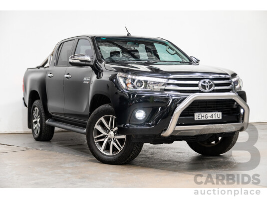 07/2017 Toyota Hilux SR5 (4x4) 4x4 GUN126R Dual Cab Eclipse Black 2.8L