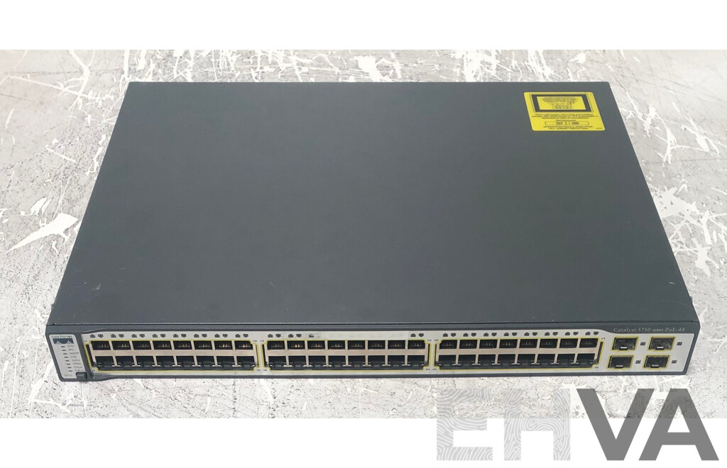 Cisco Catalyst (WS-C3750-48PS-S) 3750 Series PoE-48 48-Port Fast Ethernet Switch