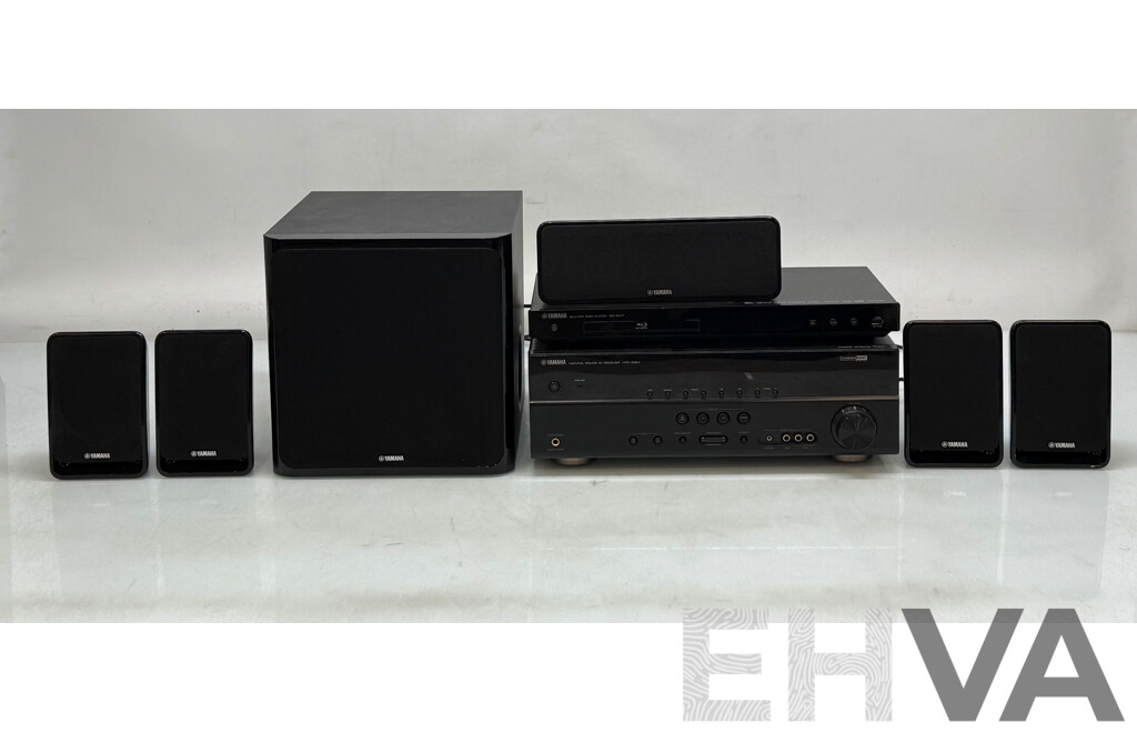 Yamaha Blue-ray Player and Surround Sound System