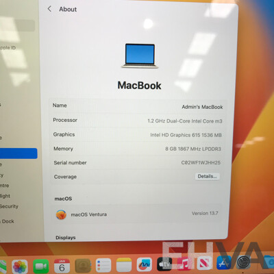 Apple (A1534) Intel Core M3 1.2 GHz Dual-Core CPU 12-Inch MacBook (Rose Gold) w/ Power Supply