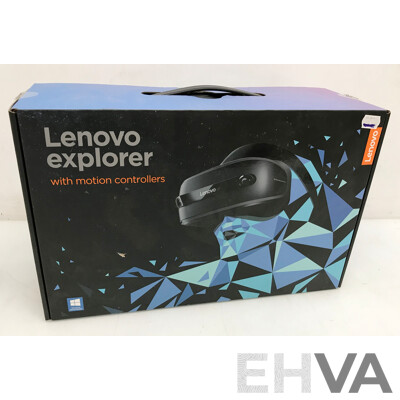 Lenovo Explorer Virtual Reality Headset Set with Motion Controllers