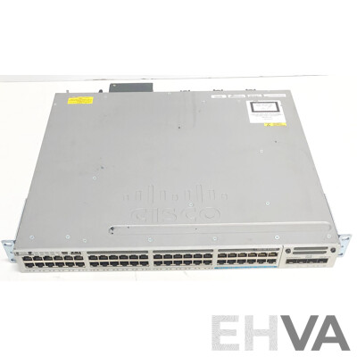 Cisco Catalyst (WS-C3850-12X48UL) 3850-12X-48 UPoE 48-Port Gigabit Ethernet Switch