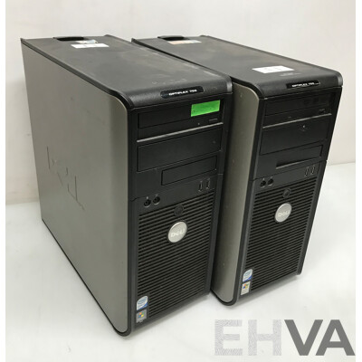 Dell Optiplex 755 Core 2 Duo Small Form Factor Desktop Computer - Lot of 2