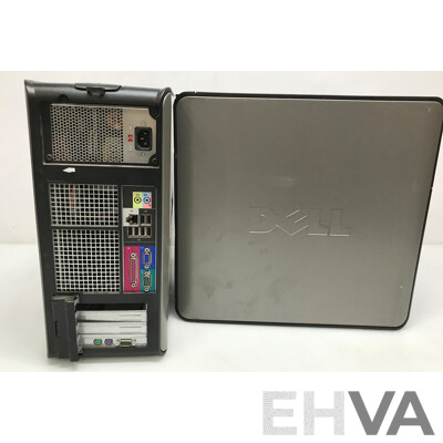 Dell Optiplex 755 Core 2 Duo Small Form Factor Desktop Computer - Lot of 2