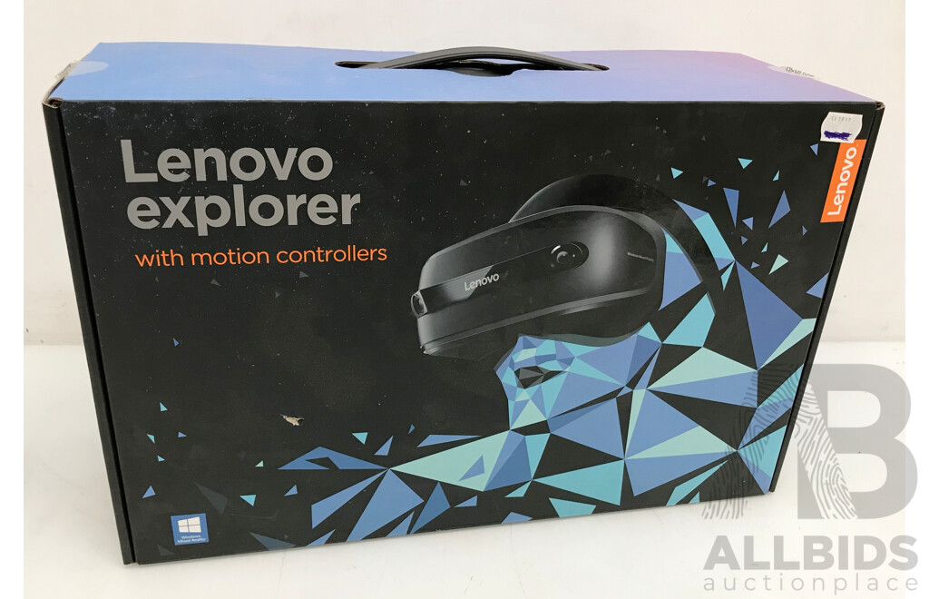 Lenovo Explorer Virtual Reality Headset Set with Motion Controllers