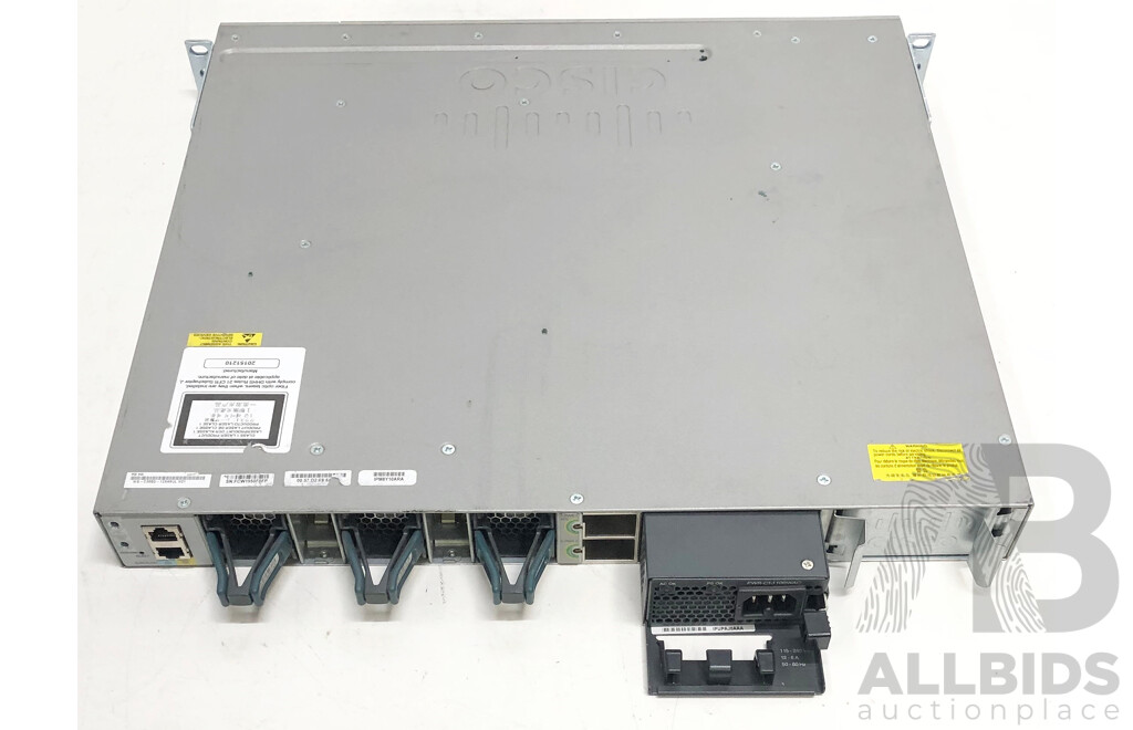 Cisco Catalyst (WS-C3850-12X48UL) 3850-12X-48 UPoE 48-Port Gigabit Ethernet Switch