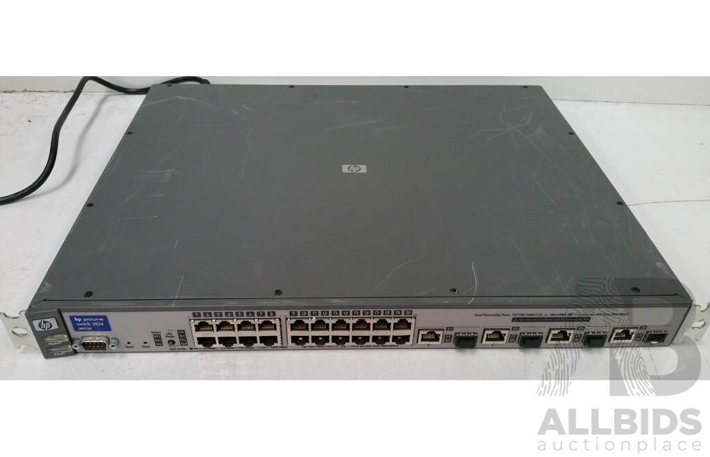 HP ProCurve 2824 24-Port Gigabit Managed Switch