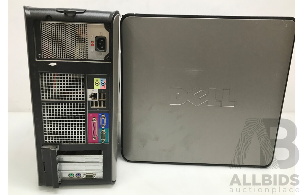Dell Optiplex 755 Core 2 Duo Small Form Factor Desktop Computer - Lot of 2
