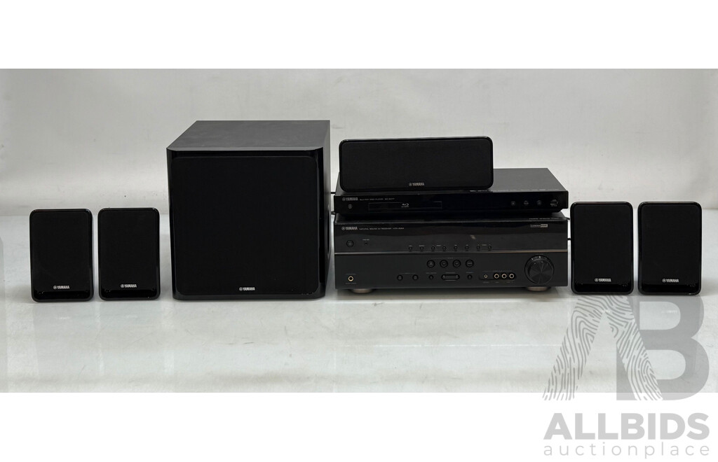Yamaha Blue-ray Player and Surround Sound System