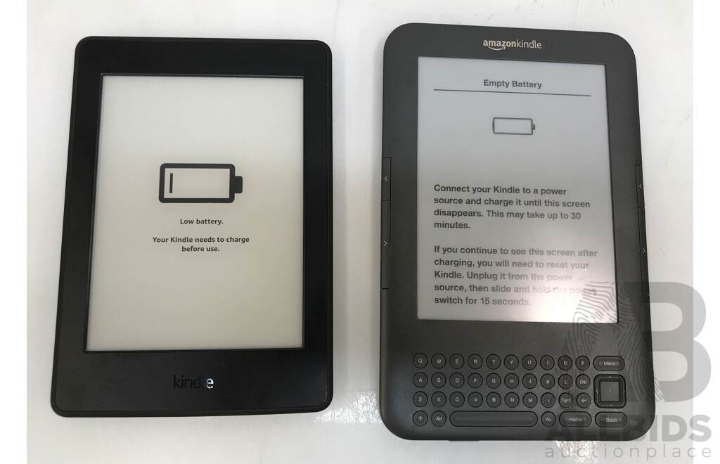 Assorted Apple IPhones, Apple TV 4K, IPod, Xiaomi Redmi Note 4 Pro, and Amazon Kindles