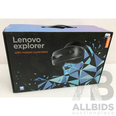 Lenovo Explorer Virtual Reality Headset Set with Motion Controllers