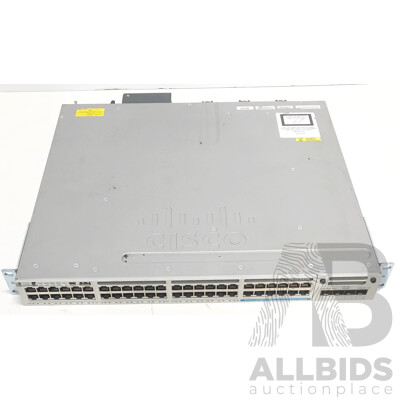 Cisco Catalyst (WS-C3850-12X48UL) 3850-12X-48 UPoE 48-Port Gigabit Ethernet Switch