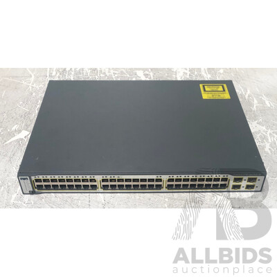 Cisco Catalyst (WS-C3750-48PS-S) 3750 Series PoE-48 48-Port Fast Ethernet Switch