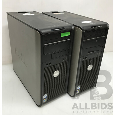 Dell Optiplex 755 Core 2 Duo Small Form Factor Desktop Computer - Lot of 2
