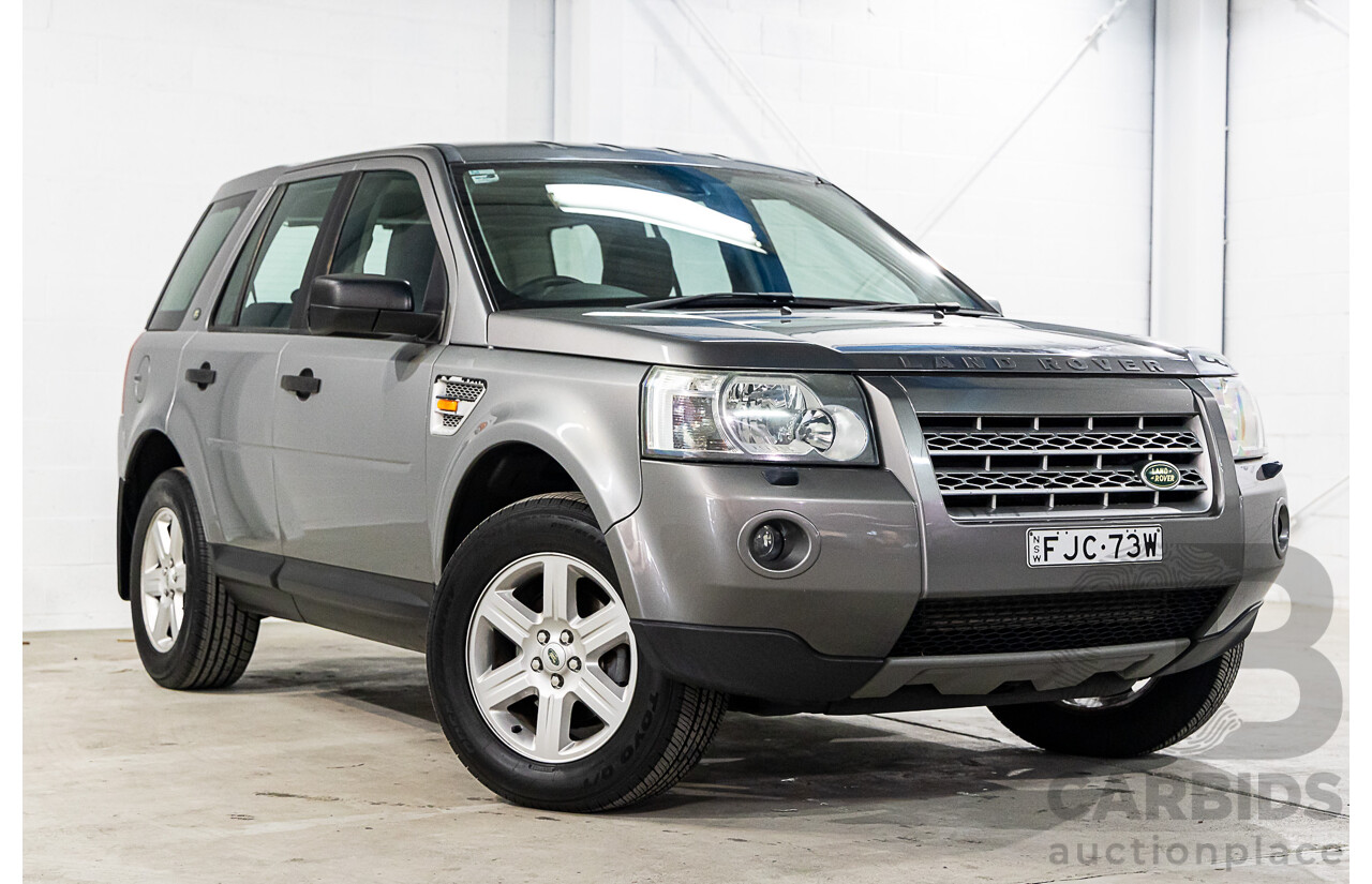 8/2007 Land Rover Freelander 2 SE TD4 (4x4) LF 4d Wagon Stornoway Grey Metallic Turbo Diesel 2.2L