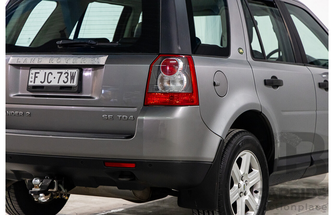 8/2007 Land Rover Freelander 2 SE TD4 (4x4) LF 4d Wagon Stornoway Grey Metallic Turbo Diesel 2.2L