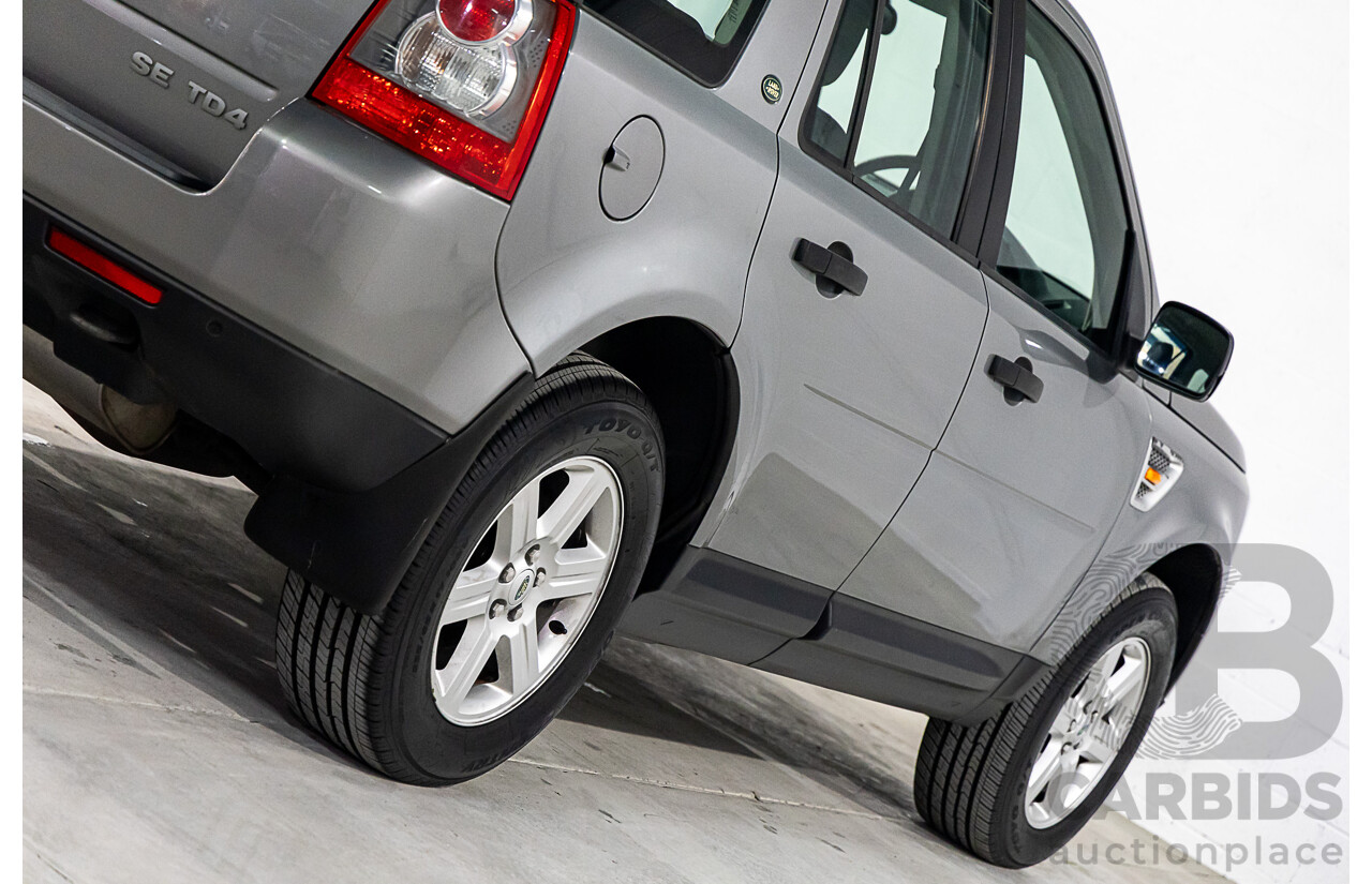 8/2007 Land Rover Freelander 2 SE TD4 (4x4) LF 4d Wagon Stornoway Grey Metallic Turbo Diesel 2.2L