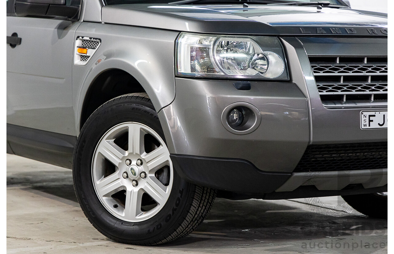 8/2007 Land Rover Freelander 2 SE TD4 (4x4) LF 4d Wagon Stornoway Grey Metallic Turbo Diesel 2.2L