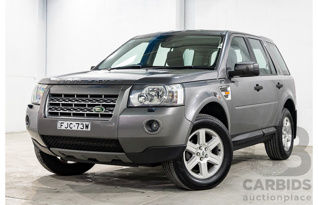 8/2007 Land Rover Freelander 2 SE TD4 (4x4) LF 4d Wagon Stornoway Grey Metallic Turbo Diesel 2.2L